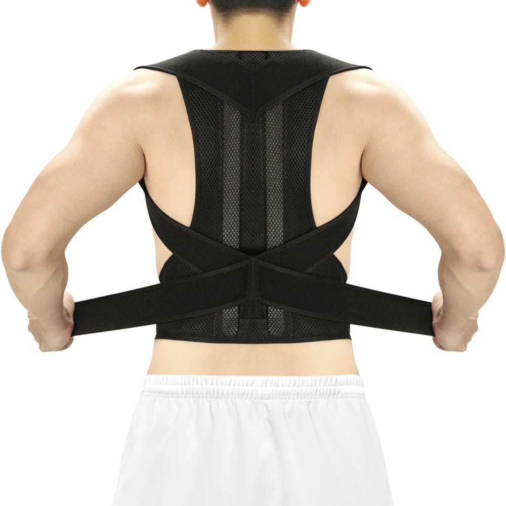 New Upper Back Posture Corrector Posture Clavicle Support Corrector Back Straight Shoulders Brace Strap Corrector